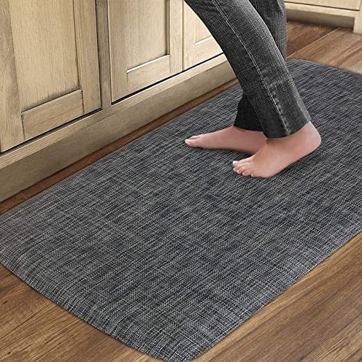 QSY Home Kitchen Anti Fatigue Rugs 20x39x3/4-Inch Floor Comfort Soft Mats Waterproof Non Skid Thick Cushioned for Standing Desk Garages