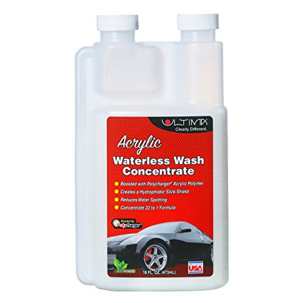 Ultima Acrylic Waterless Wash Hydrophobic Anti-static Dust Repelling Concentrate, 16 oz (21 to 1)