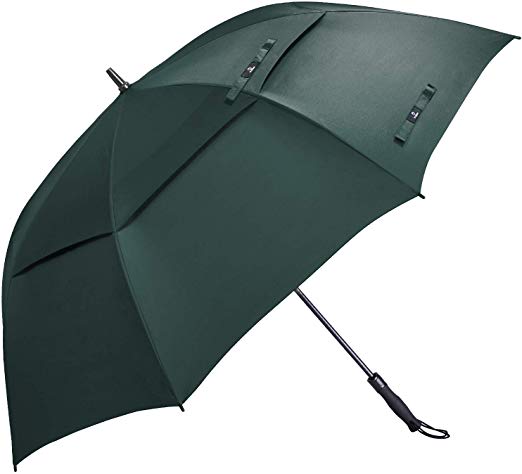 Prospo Golf Umbrella 62/68 inch Large Automatic Open Windproof Double Canopy Oversized Stick Vented Umbrellas