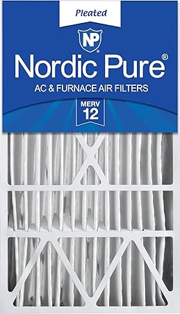 Nordic Pure 16x28x6 Aprilaire Space-Gard 2400 Replacement Part 401 MERV 12 Air Filter 1 Pack