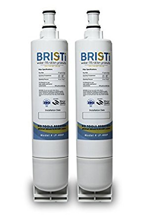 Kenmore 46-9010, 46-9902, 46-9908, 4396510, 439650, 4396918, EDR5RXD1 Compatible Water Filter Replacement (2 Pack) by Bristi