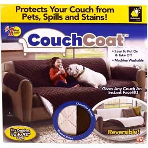 Couch Coat - Convenient Reversible Sofa Cover by BulbHead