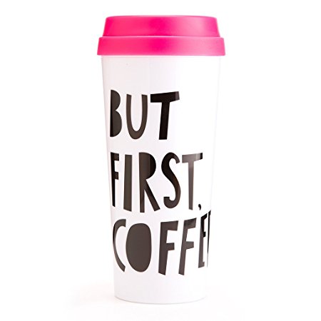 Ban.do Hot Stuff Thermal (Travel) Mug (but first, coffee)