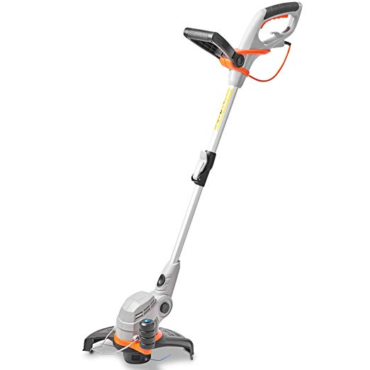 VonHaus 550W Grass Trimmer With Adjustable Telescopic Pole – 27cm Cutting Diameter & Adjustable Angle Head