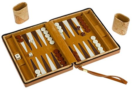 Tan Map Style Travel Backgammon