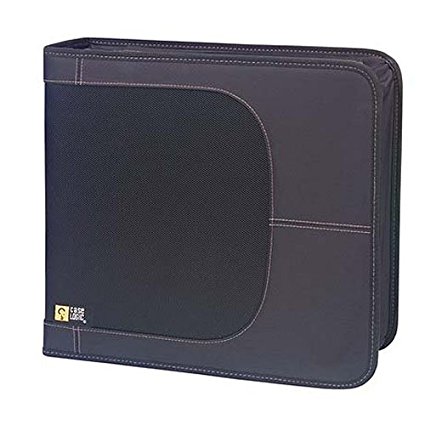 Case Logic CD/DVDW-128 144 Capacity Classic CD/DVD Wallet (Black) (Discontinued by Manufacturer)