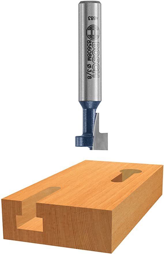 Bosch 85608M 3/8-Inch x 3/16-Inch Keyhole Router Bit 1/4-Inch Shank