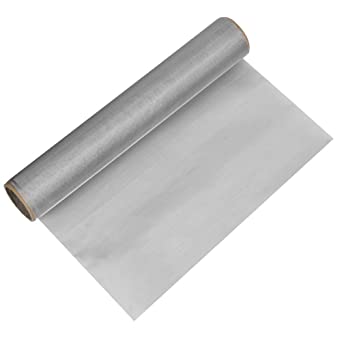 TIMESETL 304 Stainless Steel Woven Wire 200 Mesh - 12"X 40" Filter Screen Sheet Filtration Cloth