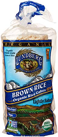 Lundberg Family Farms Organic Brown Rice Cakes, 8.5 Ounce