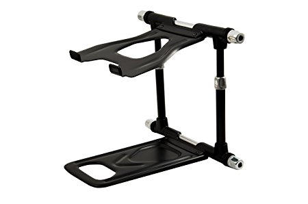 CRANE Stand Elevate Universal Stand for Laptops, Tablets and Projectors with Faux-leather Carry Bag, Black