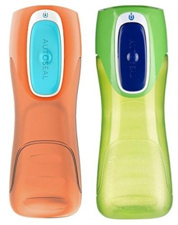 Contigo Kids 'Autoseal Trekker' Bottle (Set of 2): 400 ml, Citron/Orange ...