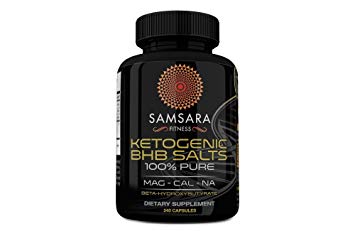 BHB Salt Capsules - Exogenous Ketone Supplement (120 Capsules) - Sodium, Calcium, Magnesium Betahydroxybutyrate