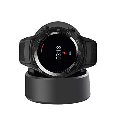 Huawei Watch 2 Charging Dock,HARRYSTORE Portable Vertical Desktop Charger Stand USB Charging Cradle Station for Huawei Watch 2 ,Black (Black)