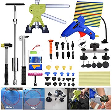 Fly5D Paintless Car Dent Removal Kit Puller Pull up 56pcs Set