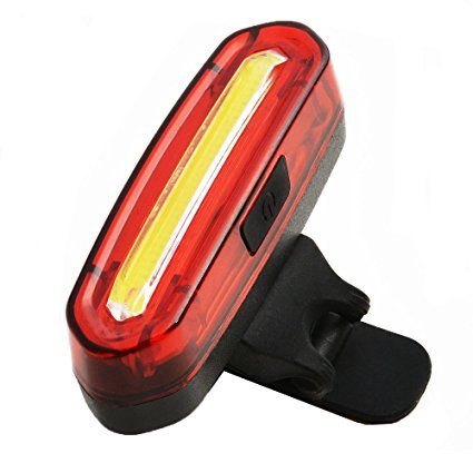 FixmBike Tail Light,USB Rechargeable Rear bike light,Ultra Red and White Bright 120 Lumens,6 Light Modes,Waterproof,180-degree,Easy Install on Bicycle Helmets,Bag,Mountain Bike.