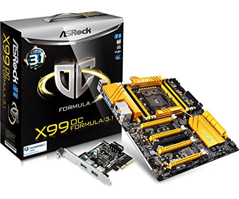 ASRock Extended ATX DDR4 Motherboard X99 OC FORMULA/3.1