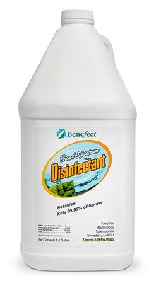 Benefect - Botanical Disinfectant - Broad Spectrum - Kills 99.99% of Germs 4 Gallons = 1 Case - 20475
