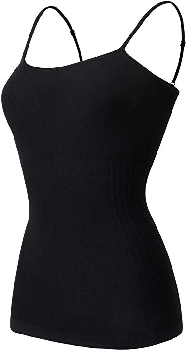 Nicytore Women's Camisole Lingerie Tank Tops Shapewear Tops with Adjustable Straps