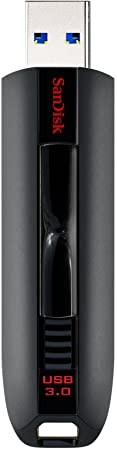 SanDisk Extreme 128GB USB 3.0 Flash Drive Black, (SDCZ80-128G-G46)