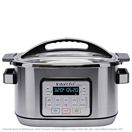 Aura Pro Multi-Use Programmable Slow Cooker with Sous Vide, 8 Quart