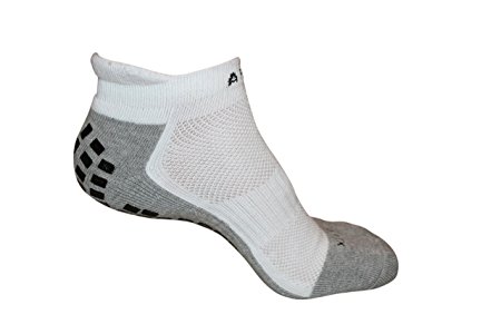 #1 Non Slip Ankle Socks, THE BEST Adult Hospital and Home Care Socks, Skid Resistant, Slipper Socks, Unisex Gripper Socks