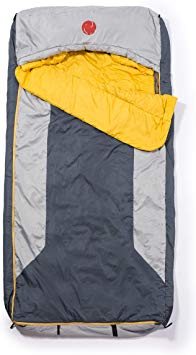 OmniCore Designs Multi Down Hooded Rectangular Sleeping Bag (-10F to 30F) with 4pt. Compression Stuff Sack