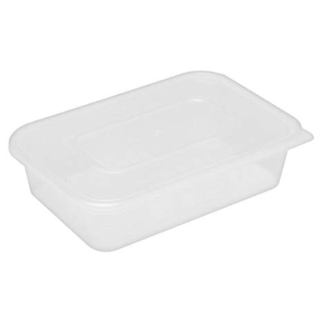 500ml Microwave Heavy Duty SATCO Plastic Containers   Lids x 25