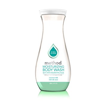 Method Naturally Derived Moisturizing Body Wash With Skin Nourishing Aloe, Coconut Milk, 18 Ounce (6 Count)
