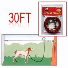 30 ft. Dog Trolley:Outdoor Line / Tie:pets pet supplies
