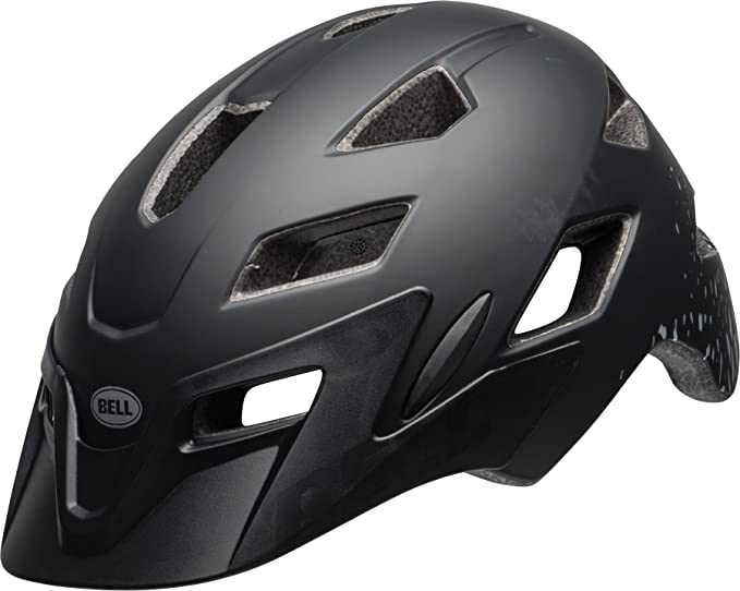 BELL Sidetrack Child Bicycle Helmet Matte Black Silver