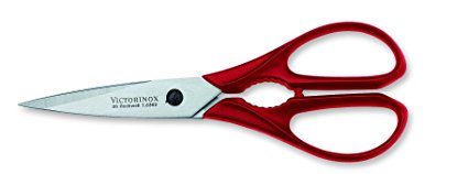 Victorinox Cutlery 4-Inch Kitchen Shear, Red Poly Handle