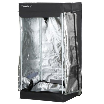 Yaheetech 24"x24"x48" Hydroponic Indoor Garden Grow Tent Non Toxic Room