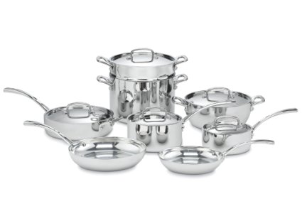 Cuisinart FCT-13 French Classic Tri-Ply Stainless 13-Piece Cookware Set