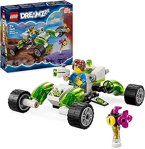 LEGO DREAMZzz Mateo’s Off-Road Car Toy, Vehicle Model Set for Kids, Boys & Girls to Build a Dune Buggy or Helicopter, Includes Mateo a Minifigure plus Z-Blob, Collectible Building Toys 71471