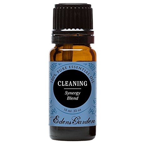 Cleaning Synergy Blend 100% Pure Essential Oil by Edens Garden- 10 ml (Lavender, Lemongrass, Rosemary and Tea Tree)