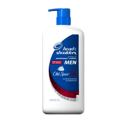 Head and Shoulders 2-in-1 Dandruff Shampoo  Conditioner for Men 338 Fl Oz
