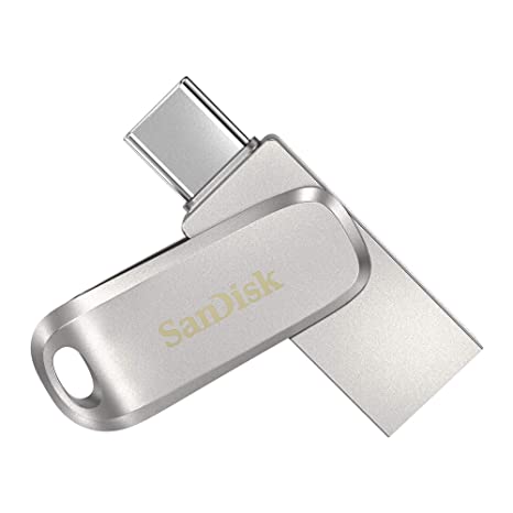SanDisk Ultra Dual Drive Luxe Type C Flash Drive 256GB, 5Y - SDDDC4-256G-I35