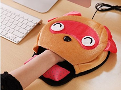 7 Weapons USB Warm Winter Mouse Pad with Wristguard (fox)