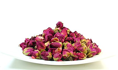 Premium Dried Rose Buds Rosebud Flower Herb Loose Leaf Tea Fragrant Natural Healthy Herbal Tea 8 OZ
