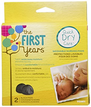 The First Years Quick Dry Care Reusable Nursing Pads, 2 Pack