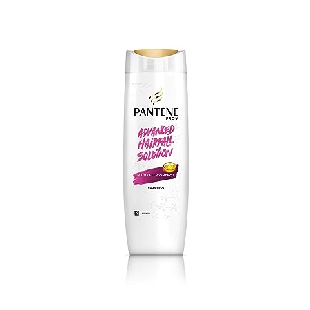 Pantene Advanced Hairfall Solution, Hairfall Control Shampoo, Pack of 1, 340ML, Pink