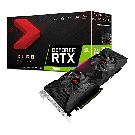 PNY GeForce RTX 2080 8GB XLR8 Gaming Overclocked Edition Graphics Card