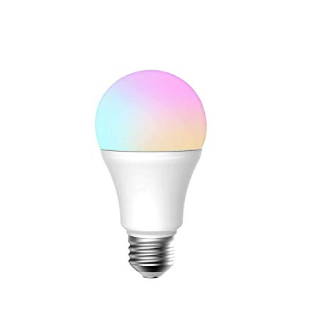 Meross Bulb,Smart Bulb Alexa No Hub,WiFi-Bulb Dimmable Colorful Light Bulb,16 Million Colors,2700-6500K Color Temperature (1-Pack)