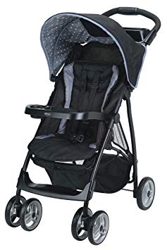 Graco LiteRider LX Lightweight Stroller, Hatton, Grey