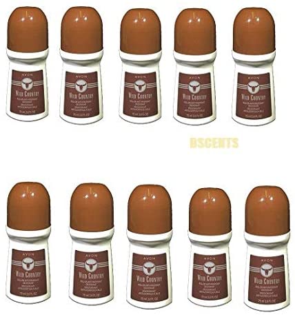 Avon Wild Country Roll On Deodorant 10pcs