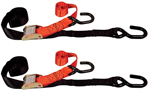 Extreme Max 5900.1139  Soft Loop Tie-Down Straps for ATV / Tractor / Dirt Bike, 1.25" / 1300 lb. / Pack of 2