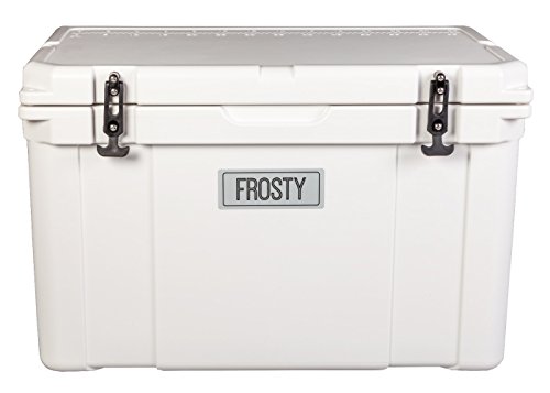 Frosty 120 Roto Molded Cooler - 8 sizes 25 35 45 55 65 75 85 Holds Ice for Days - Extreme Durability (Frosty 120 126qts)