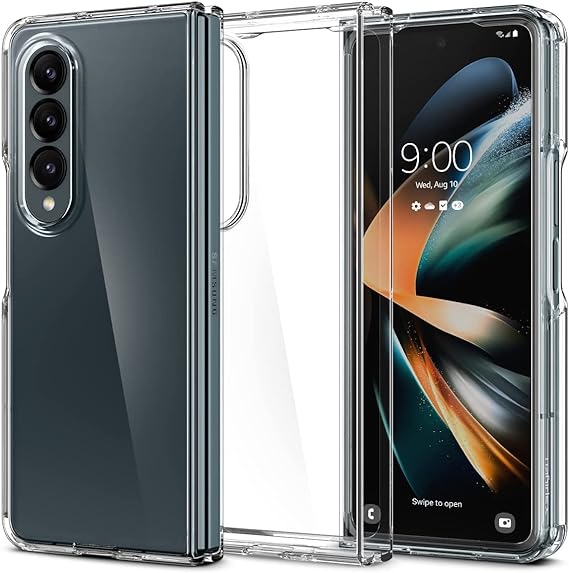 Spigen Crystal Hybrid Designed for Galaxy Z Fold 4 Case (2022) - Crystal Clear