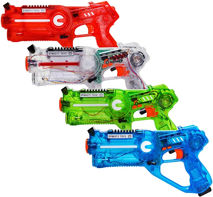 Dynasty Toys Laser Tag Set for Kids Multiplayer 4 Pack