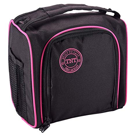 Insulated Lunch Bag - TNT Pro Series - Insulated Lunch Box with Zipper Closure and 2 Exterior Mesh Pockets - Heavy Duty Portion Control Meal Prep Carrier for Adult Men and Women